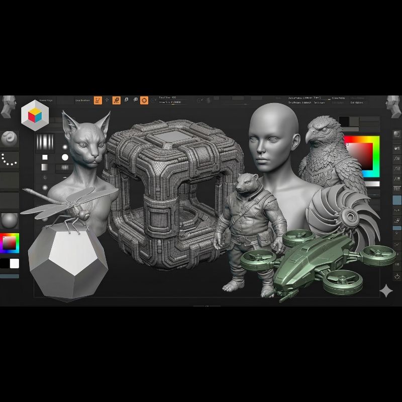 Основы ZBrush: Від ескізу до об’єму