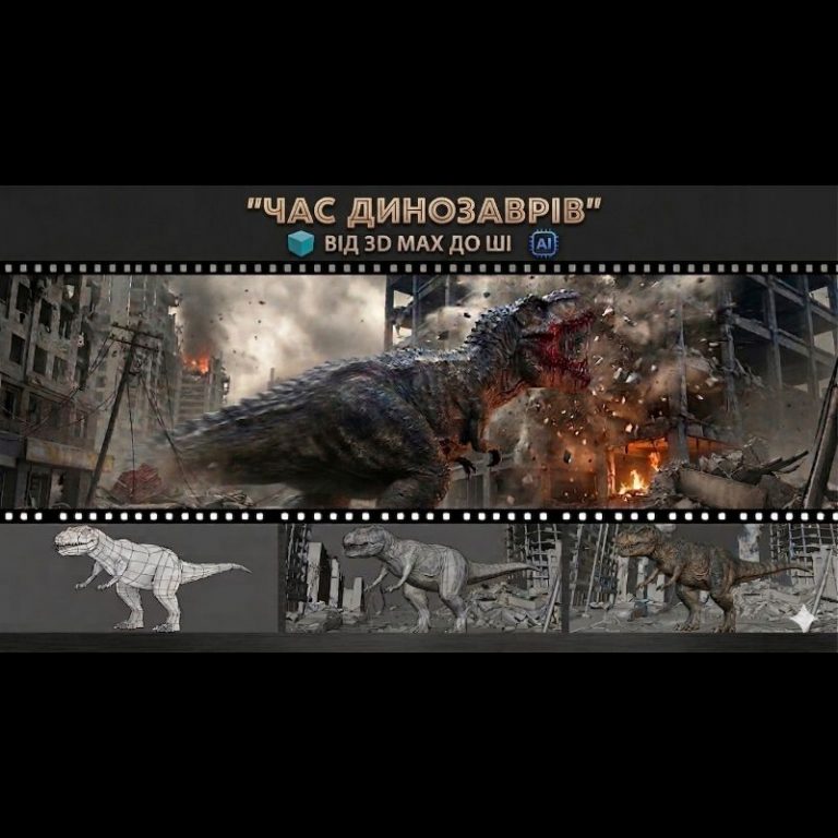 Від 3D Max до ШІ: Повний цикл CGI